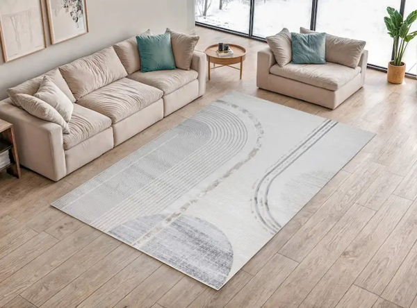 MYSTIQUE LARGE NEUTRAL STYLE LIVING ROOM  RUG