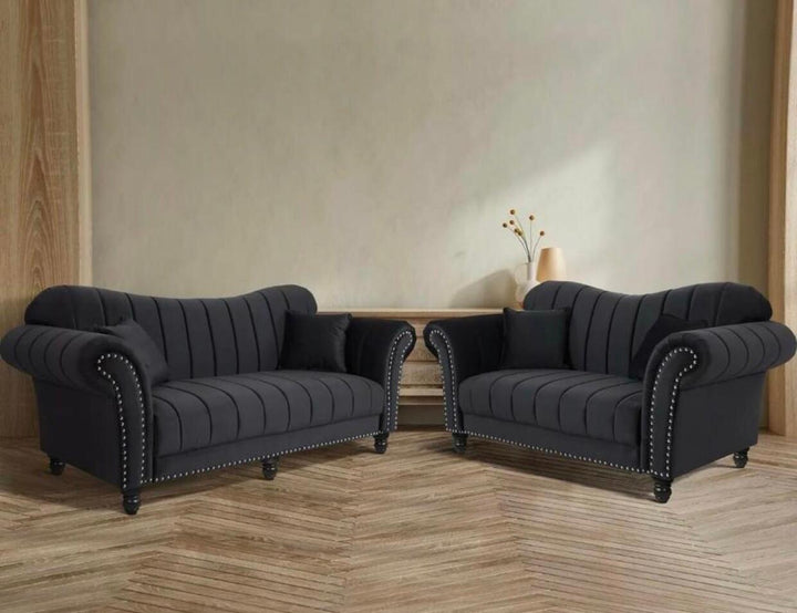 Black canterbury sofa -estelle decor