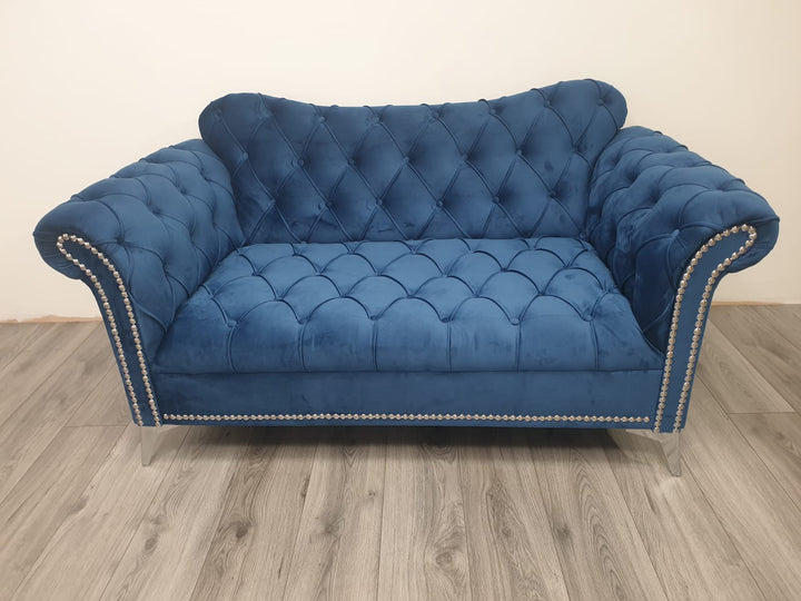 Elegance Fully Upholstered Chesterfield Sofa Corner - Estelle Decor