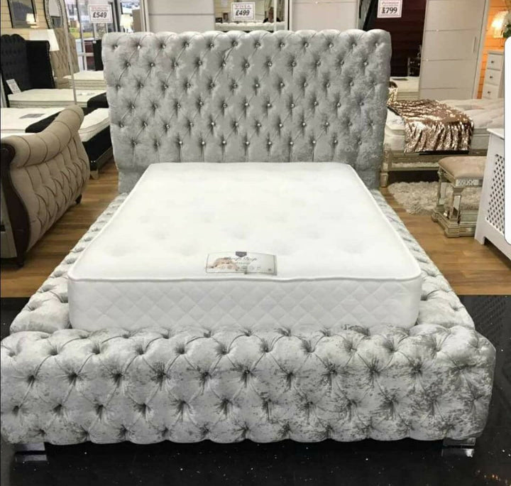 Ambassador Bed Frame Ottoman Gas Lift Storage Platform Bed - Estelle Decor