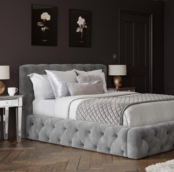 Mini Ambassador Short Chunky Headboard Bed frame - Estelle Decor